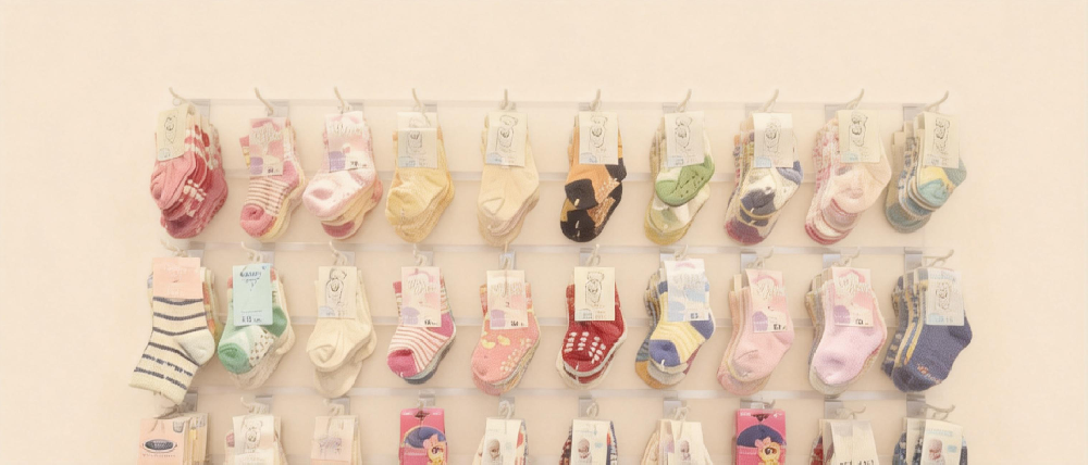 Two knitted socks make beautiful socks